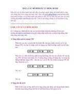 Bai 2 Cac mo hinh xu ly dong hoa doc