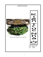 Cách tạo dựng không gian xanh cho ngôi nhà part 1 pdf