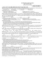 ĐỀ THI THỬ ĐẠI HỌC NĂM 2011 Môn: VẬT LÝ – ĐỀ 9 ppt