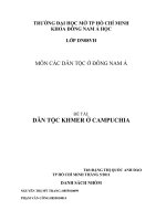 ĐỀ TÀI: DÂN TỘC KHMER Ở CAMPUCHIA doc
