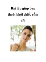 Bài tập giúp bạn thoát khỏi chiếc cằm đôi ppt