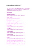 Những kĩ năng cần biết trong Hệ điều hành phần 5 potx