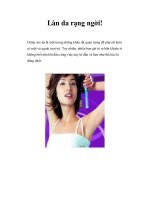 Làn da rạng ngời! ppt