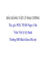 Vật lý đại cương - Cơ học lượng tử phần 3 doc