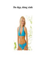 Da đẹp, dáng xinh .Cùng với sự phát triển chung của nền khoa học, công nghệ ppsx
