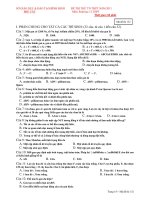 Tổng hợp đề thi thử môn Sinh : Đề số 04 pot