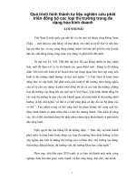 Quá trình hình thành tư liệu nghiên cứu phát triển đồng bộ các loại thị trường trong đa dạng hóa kinh doanh p1 pptx