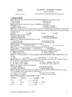 Đề 017 - ĐỀ THI THỬ VÀO ĐẠI HỌC, CAO ĐẲNG Môn thi: HÓA pps