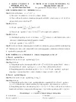 ĐỀ THI THỬ ĐẠI HỌC NĂM 2011 MÔN: TOÁN, KHỐI A - TRƯỜNG THPT PHAN CHÂU TRINH - ĐÀ NẴNG ppsx
