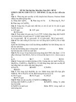 Đề Thi Thử Đại Học Môn Hóa Năm 2011- ĐỀ 02 ppsx