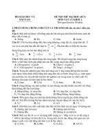 Tổng hợp đề thi thử môn Vật Lý 2011 : Đề số 05 ppt