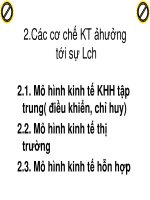 Quá trình hình thành và phương hướng phát triển nền kinh tế học trong quy trình kinh doanh p10 ppt