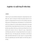 Aspirin và xuất huyết tiêu hóa pdf