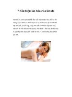 7 dấu hiệu lão hóa của làn da ppsx