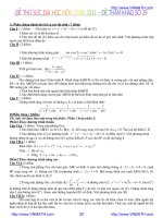 Đề Thử Sức Đại Học Môn Toán 2011 - Đề Tham Khảo Số 29 ppt