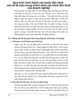 Quá trình hình thành các bước tiến hành mở sổ kế toán trong chính sách vận hành tiền thuế của doanh nghiệp p1 ppsx