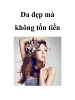 Da đẹp mà không tốn tiền potx