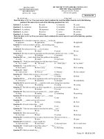ĐỀ THI THỬ TUYỂN SINH ĐH, CĐ 2011 LẦN 2 MÔN THI: Tiếng Anh KHỐI D - Mã đề thi 209 docx