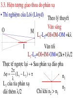 Vật lý đại cương - Quang học sóng phần 2 pptx