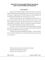 Quá trình và công nghệ thiết kế cáp thang máy và trục hạ tầng của thang máy p1 docx