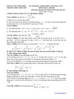 ĐỀ THI THỬ ĐẠI HỌC LẦN 1 NĂM 2011 MÔN: TOÁN, KHỐI B - TRƯỜNG THPT LIÊN SƠN docx