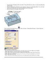 Hướng dẫn thiết kế chi tiết ( Part Design) trong CATIA phần 2 pot