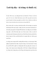 Loét dạ dày - tá tràng và thuốc trị pps