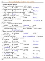 Ôn Luyện Thi Đại Học Năm 2011 Môn: Anh Văn - Đề 004 doc