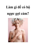 Làm gì để có bộ ngực gợi cảm? pps