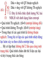 Vật lý đại cương - Nguyên lý thứ hai nhiệt động lực học phần 3 pps