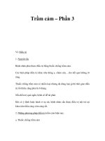 Trầm cảm – Phần 3 pptx