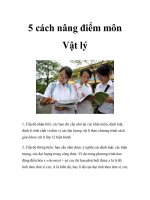 5 cách nâng điểm môn Vật lý pdf