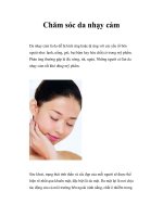 Chăm sóc da nhạy cảm doc