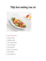 Thịt heo nướng rau củ potx