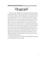 Tiểu luận Môn vệ sinh an toàn thực phẩm