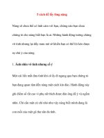 5 cách để lấy lòng nàng doc