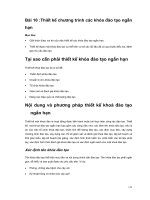 Khuyến nông khuyến lâm -chương 4-bài 10&11&12 pps