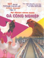 101 Câu hỏi thường gặp trong sản xuất nông nghiệp tập 11 part 1 pptx