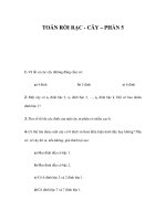 TOÁN RỜI RẠC - CÂY – PHẦN 5 pot