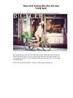 Giáo trình hướng dẫn pha chế màu trong layer ppsx