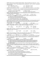 Tuyển chọn các đề ôn luyện thi ĐH môn vật lý lớp 12 - phần 4 ppt