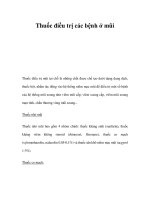 Thuốc điều trị các bệnh ở mũi doc