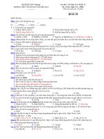 Trường THPT chuyên Huỳnh Mẫn Đạt - đề thi hóa học 12 căn bản (đề số 149) docx