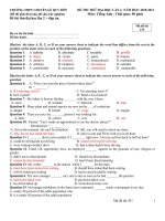 Đề thi thử đại học môn Tiếng Anh năm 2010 - 2011 lần 2 THPT Chuyên Lê Quý Đôn ppsx