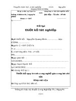 BẢN THUYẾT MINH  ĐỒ ÁN TỐT NGHIỆP Thiết kế quy trình công nghệ gia công bộ chi tết KHỚP NỐI CẦU