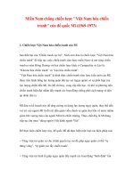 Miền Nam chống chiến lược việt nam hóa chiến tranh potx