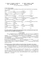 ĐỀ THI HỌC SINH GIỎI THPT TRƯỜNG THPT TÂN HƯNG MÔN TIẾNG ANH potx