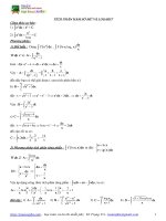 TÍCH PHÂN HÀM SỐ MŨ VÀ LOGARIT  potx