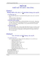 ĐỒ ÁN TỔ CHỨC THI CÔNG TỔNG THỂ TUYẾN EF