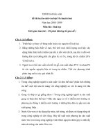 Đề thi tuyển sinh vào lớp 10 chuyên hoá tỉnh Bắc Ninh 2008-2009 ppsx